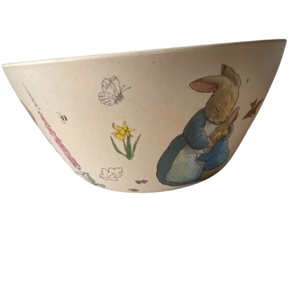 Peter Rabbit Bamboo Fiber Large Fruit Bowl Candy Beatrix Potter Easter Eggs 10" - Picture 3 of 11